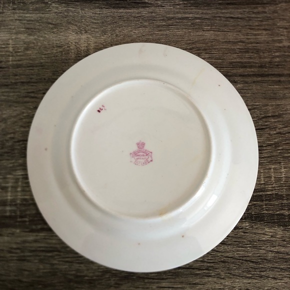 Vtg Hammersley Dresden Floral Gold Trim Plate - Picture 7 of 15